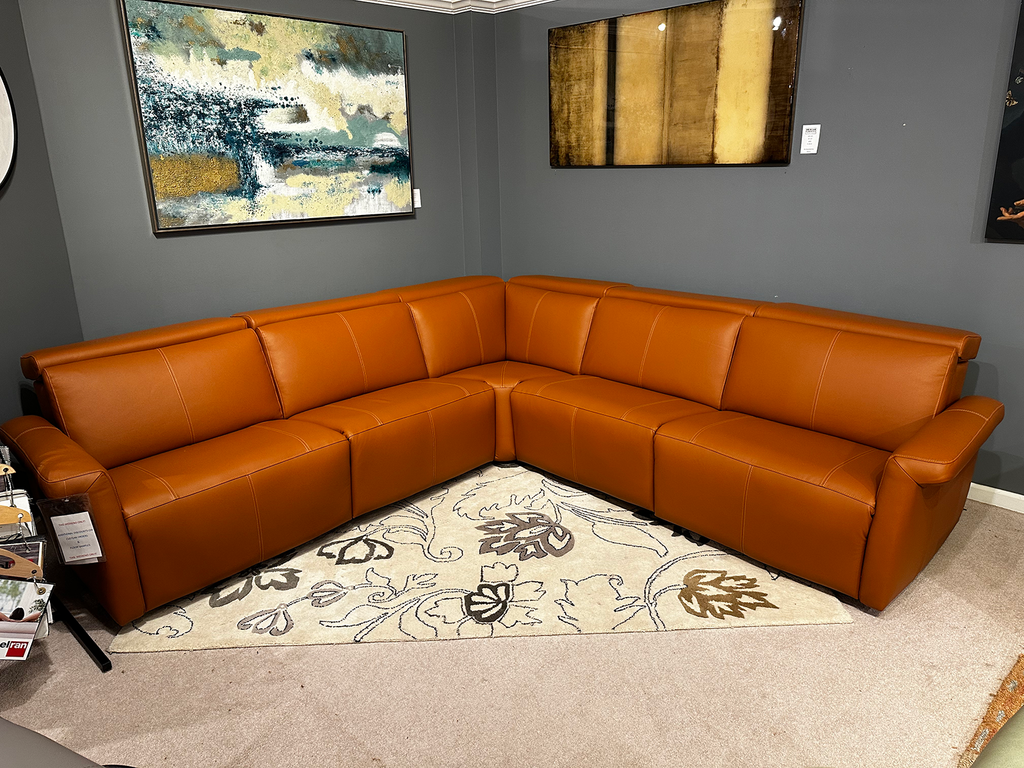 Elran 3001 Powered Sectional InStock! Leather and More in