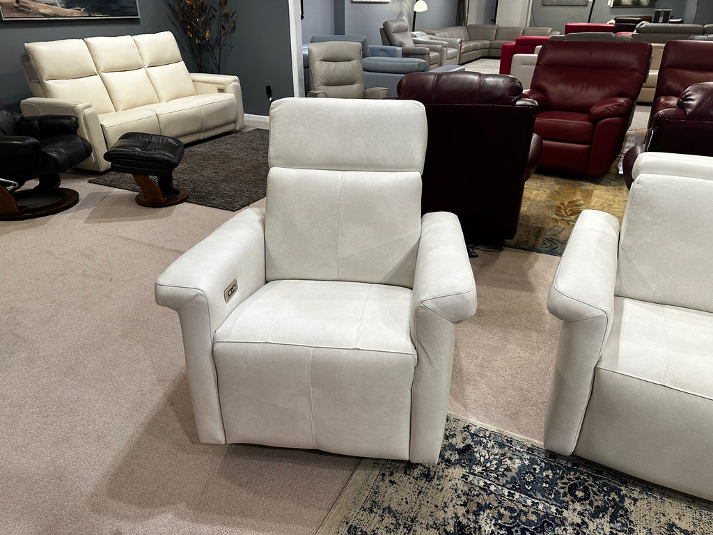 Elran 300012 Powered Recliner Leather and More in Hickory NC