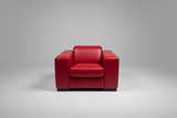 Omnia Leather - Murano - Power Recliner - Lipstick - In Stock!
