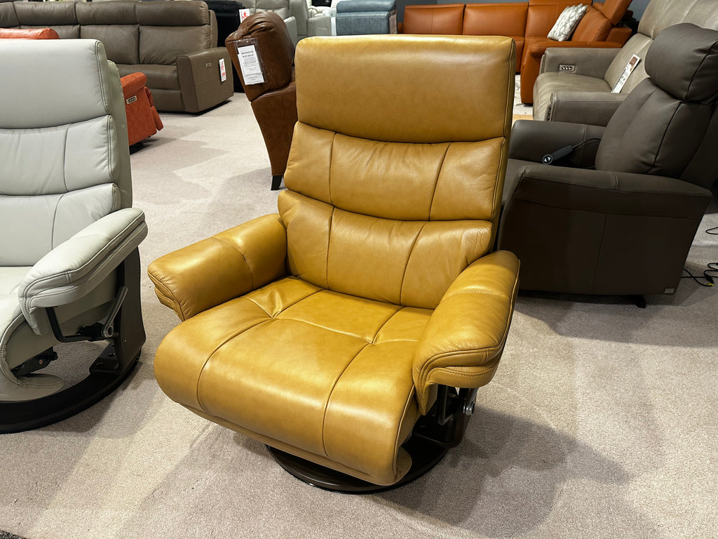 Benchmaster Cheer Flip up Recliner Saddle In Stock! Leather