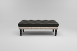 American Classics Leather - 4824 - Ottoman - With snake print - In Stock!