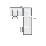 Legacy - Dennison - Long Left Sectional