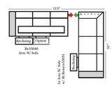 Omnia - Lawrence - Long Left Sectional