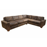 Omnia - Ashton - Leather Long Left Sectional