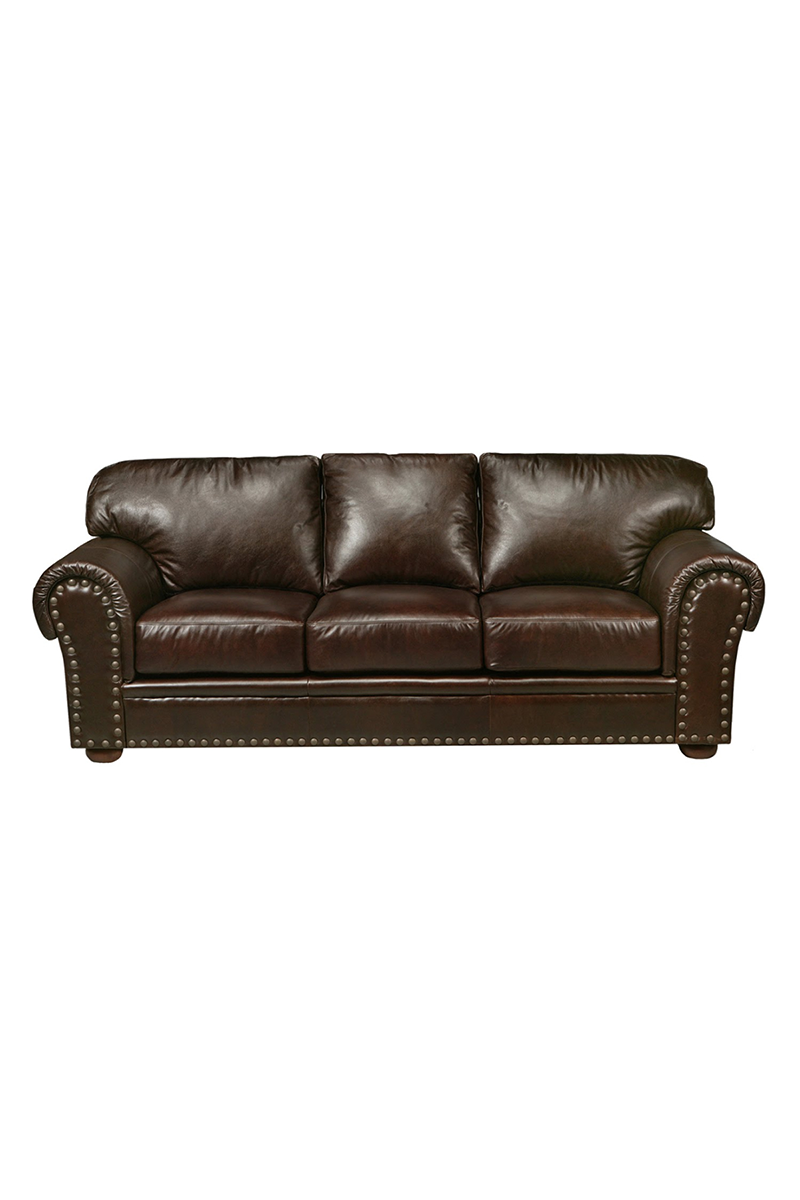Beaumont grey best sale leather recliner sofa