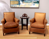 American Classics Leather - 120 - Mulberry Leather Chair