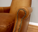 American Classics Leather - 120 - Mulberry Leather Chair