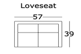 American Classics Leather - 179 Monterrey - Loveseat
