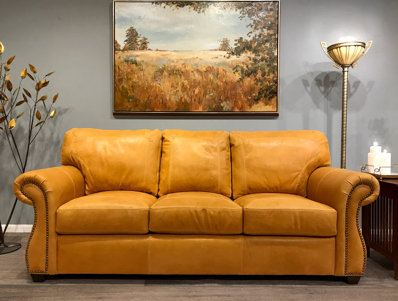 American Classics Leather 500 Highland Sofa Leather and