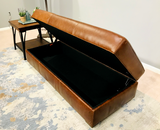 American Classics Leather - 550 Restoration - Bench Ottoman with Storage