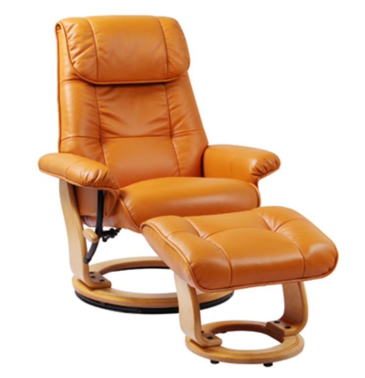 Benchmaster Ventura Chair and Ottoman – Leather and More in