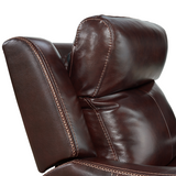 Intercon - Wainwright - Dual Power - Recliner - Reddish Brown