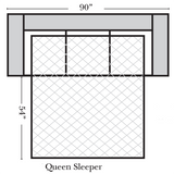 Omnia - Canyon - Sofa - with optional Queen Sleeper