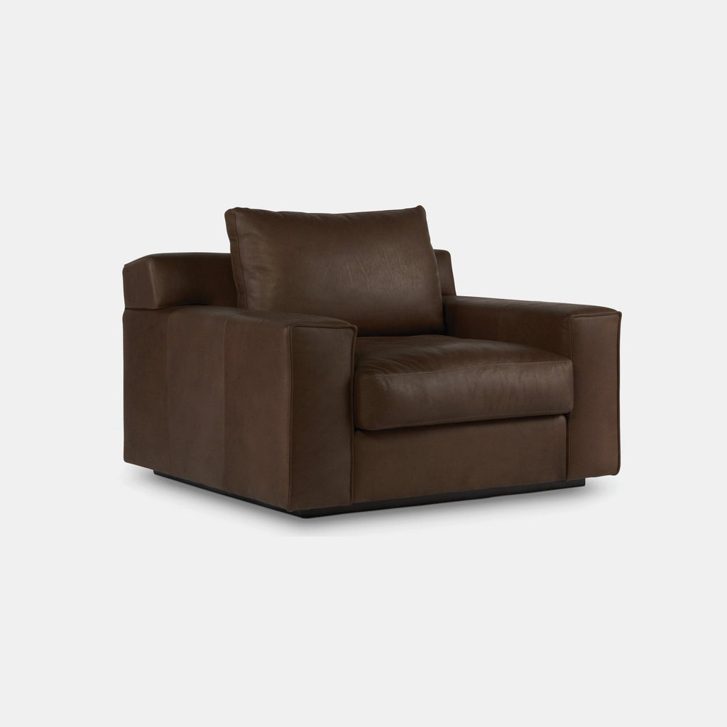 Barrett leather online chair