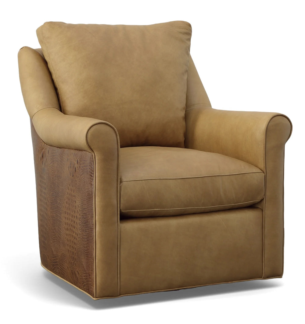 American Classics Leather - 183 - Williams Swivel Chair