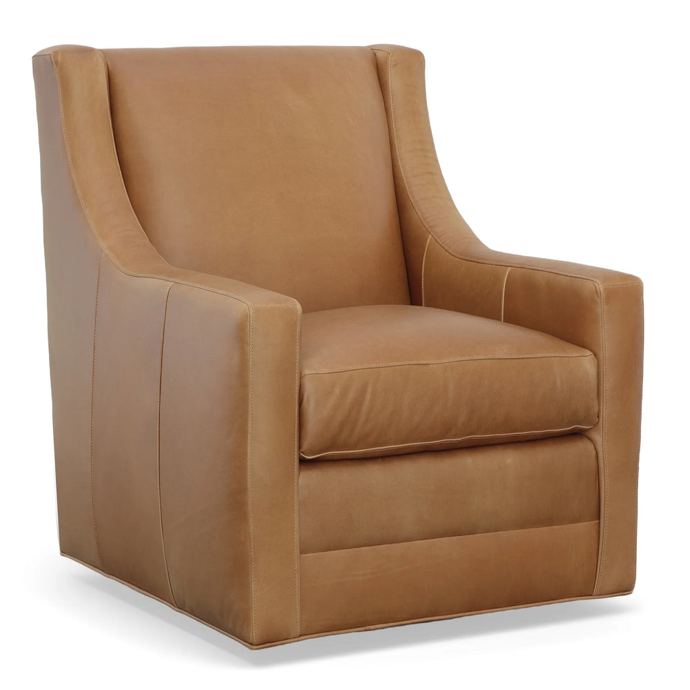 American Classics Leather - 198 - Buckingham Leather Swivel Chair