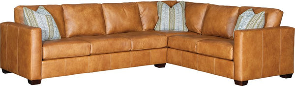 Mayo - 2424L - Long Left Sectional – Leather and More in Hickory NC