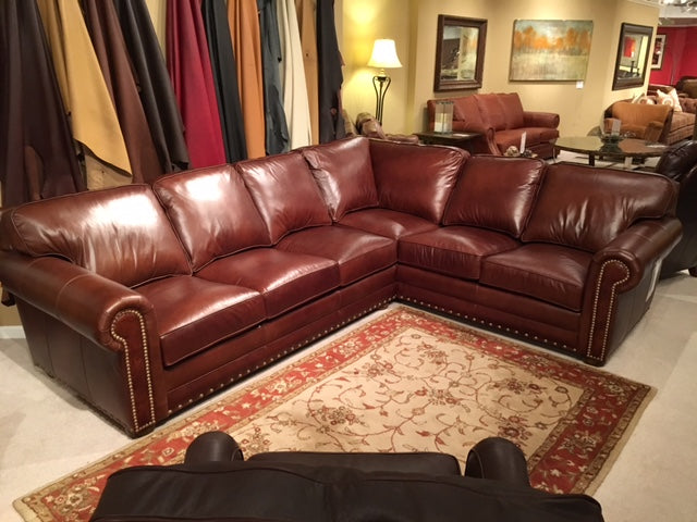 American Classics Leather - 554 Tanner - Long Left Sectional