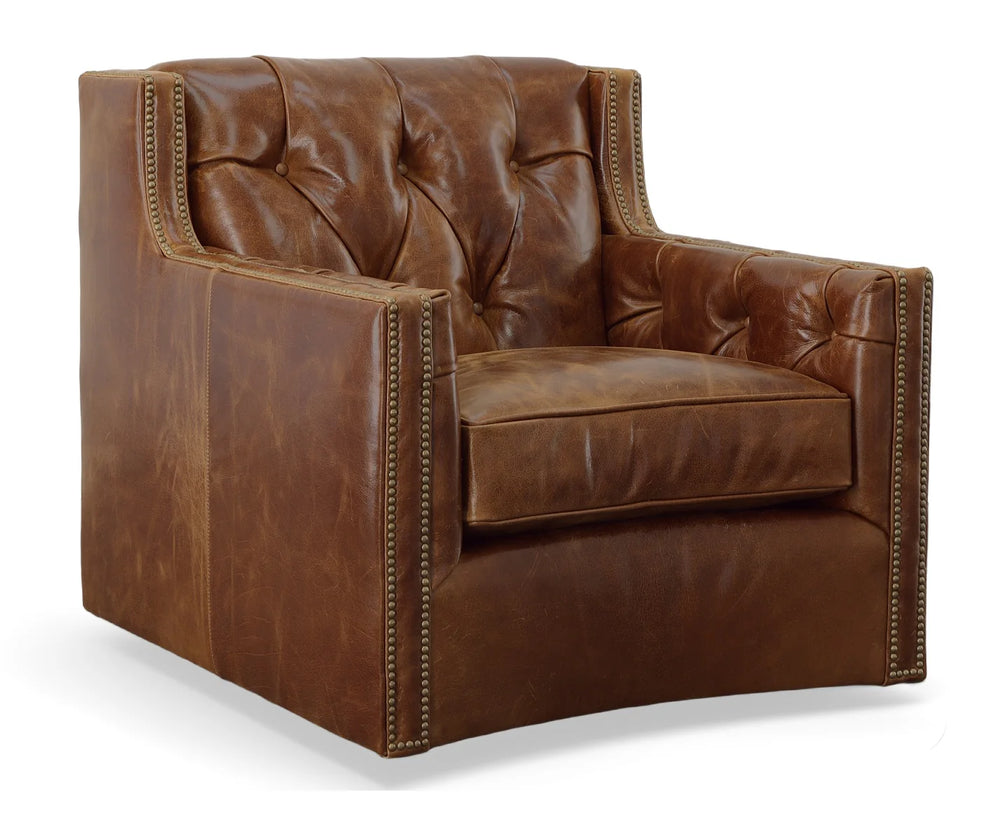American Classics Leather - 611 - Adler - Swivel Chair
