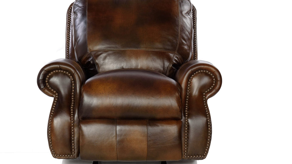 USA Premium Leather - 8755 Chesterfield Cowboy - Powered Recliner - In-Stock