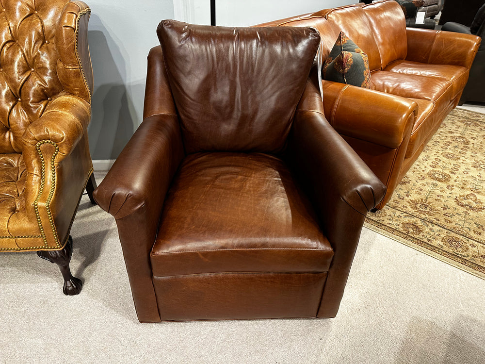 American Classics Leather - 182 Swivel Chair - In Stock