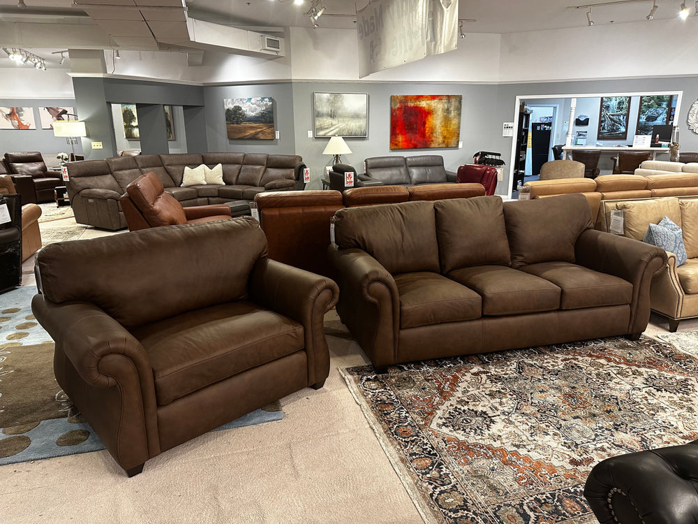 American Classics Leather - 500 Highland - Leather Sofa and Chair 1/2 -  IN STOCK!