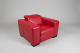 Omnia Leather - Murano - Power Recliner - Lipstick - In Stock!