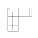 Mayo - 55 Series - Long Left Sectional