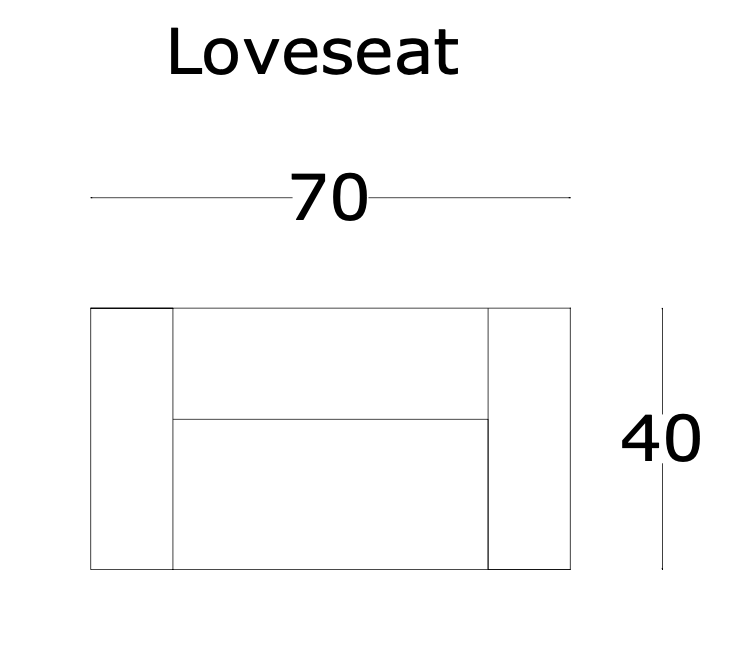 American Classics Leather - 600 Club - Chesterfield Loveseat