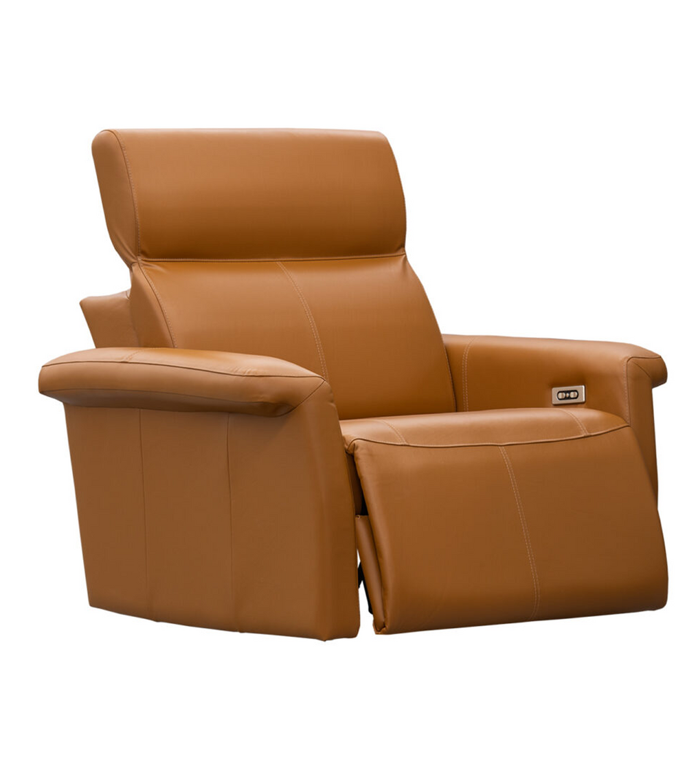 Elran leather deals recliner