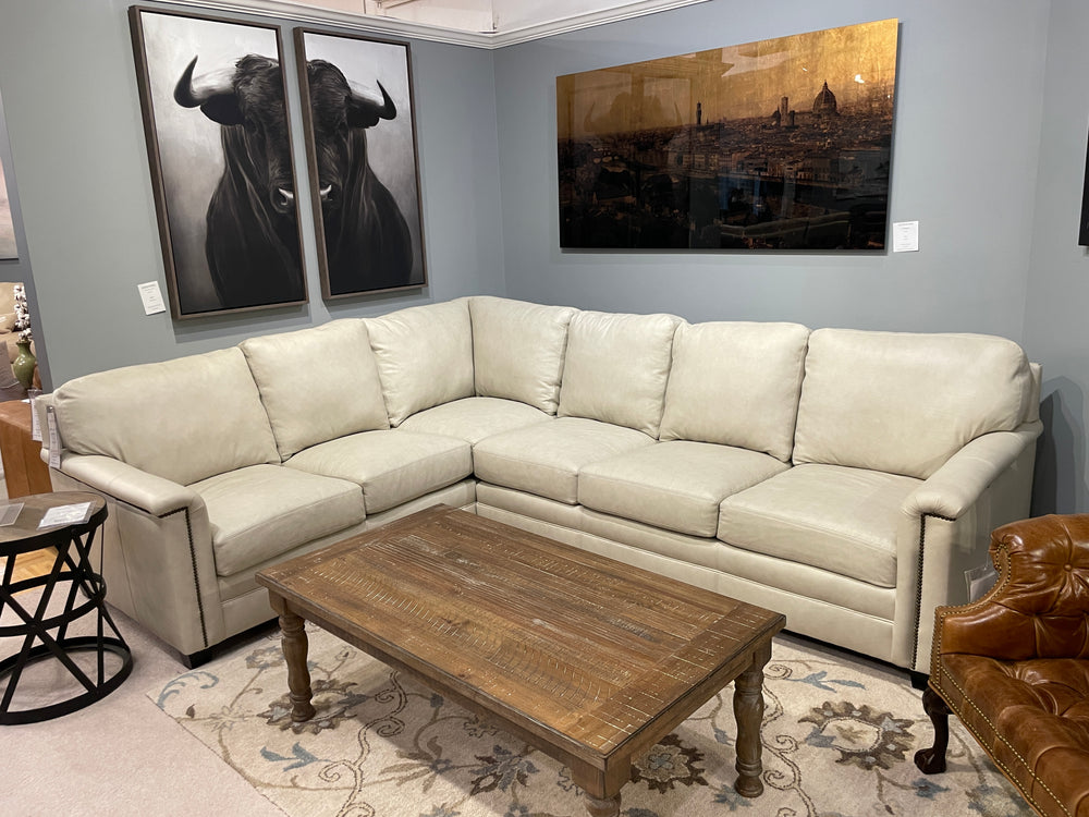 American Classics Leather - 799 Lexus - Long Right Sectional - In Stock