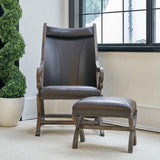 Plantation - Chair and Ottoman - Smoked Mocha - In Stock!