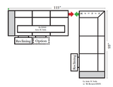 Omnia - Fairfax - Long Left Sectional