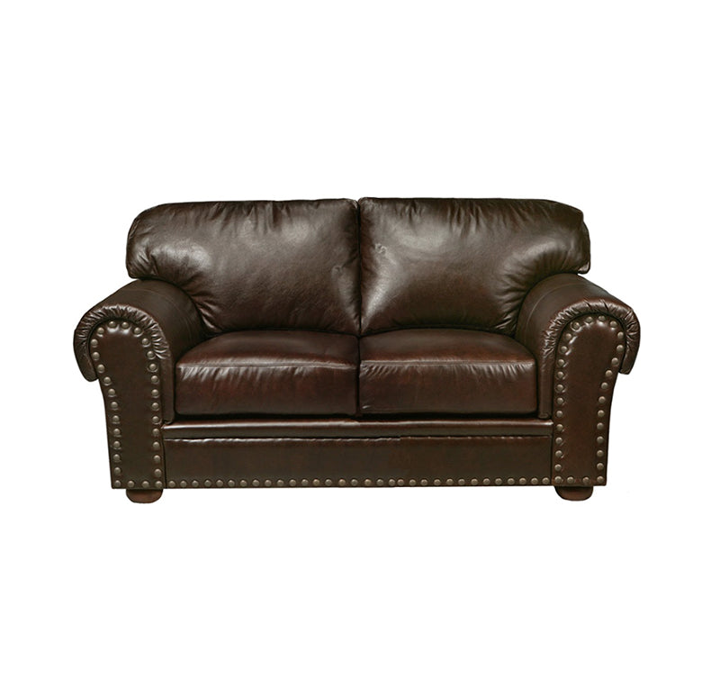 Omnia - Beaumont - Leather Loveseat - With Optional Sleeper