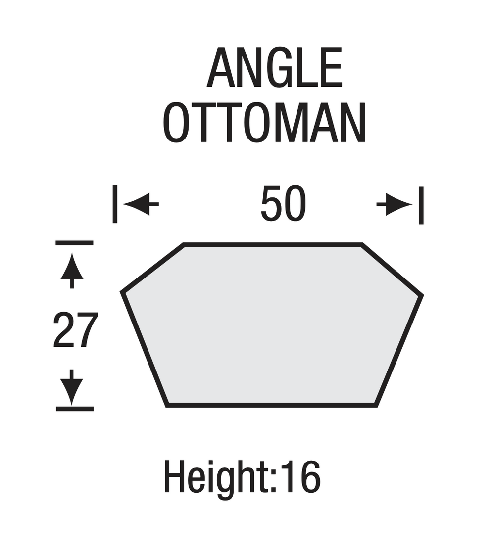 Legacy - Cleveland - Angle Ottoman