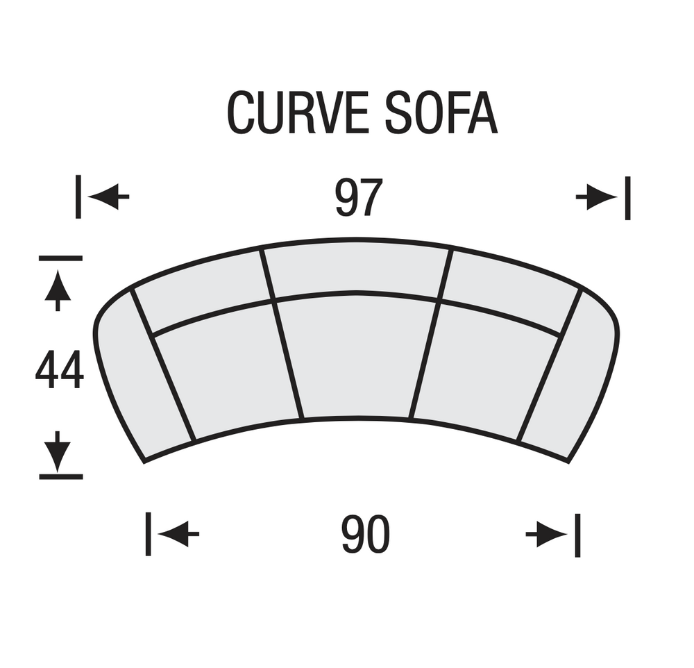 Legacy - Houston - Curve Sofa