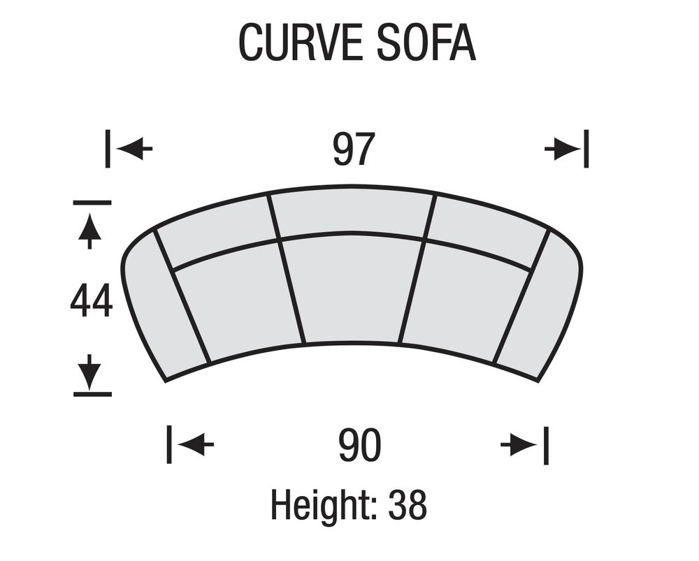 Legacy - Rangeley - Curve Sofa