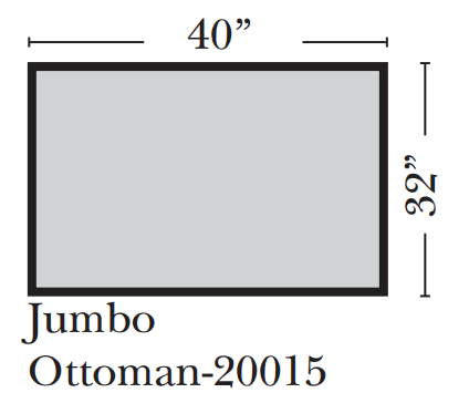 Omnia - Jax - Jumbo Ottoman