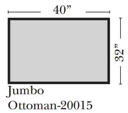 Omnia - Savannah - Jumbo Ottoman
