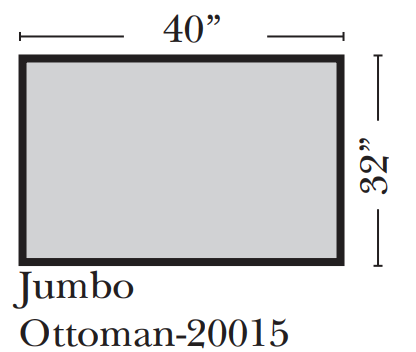 Omnia - Times Square - Jumbo Ottoman