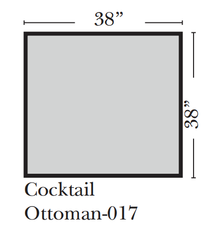 Omnia - Houston - Cocktail Ottoman