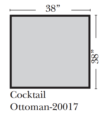 Omnia - West Point - Cocktail Ottoman
