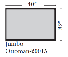 Omnia - Dominion - Jumbo Ottoman