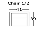 American Classics Leather - 179 Monterrey - chair 1/2