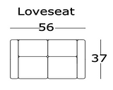 American Classics Leather - 281 Beaufort - Loveseat