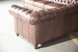 American Classics Leather - 607 Louise - Long Left Sectional