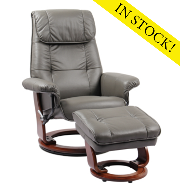 Benchmaster - Ventura II - Chair and Ottoman - Iron Grey - IN STOCK!