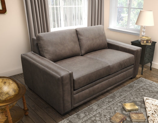 Omnia - Ashton - Leather Loveseat - With Optional Sleeper