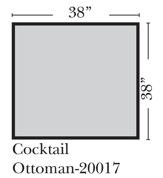 Omnia - Albany - Cocktail Ottoman
