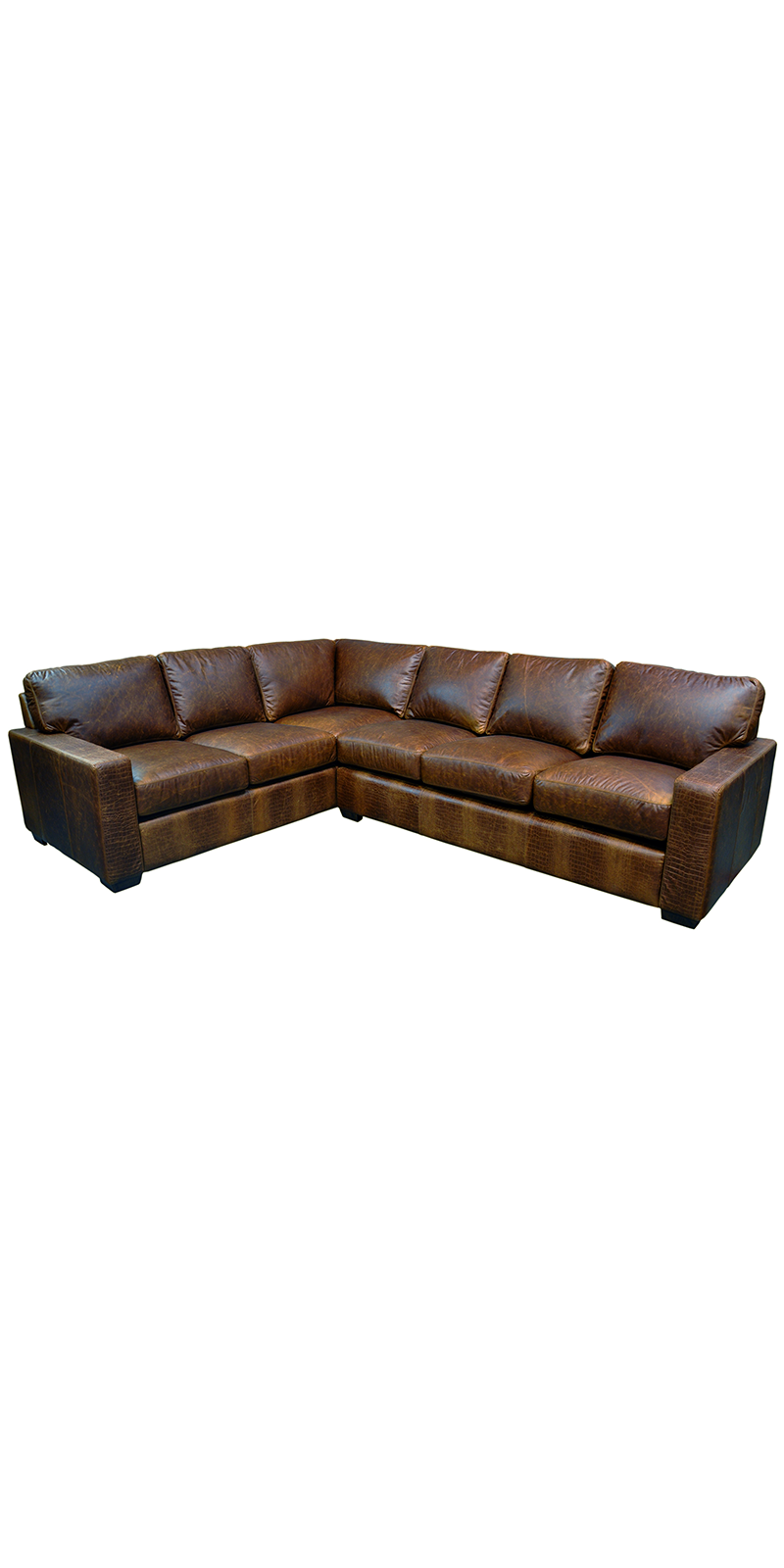★TOUT Y EST★ Lyon C Brown LN.C-BW Omnia - City Craft - Long Right Sectional with optional